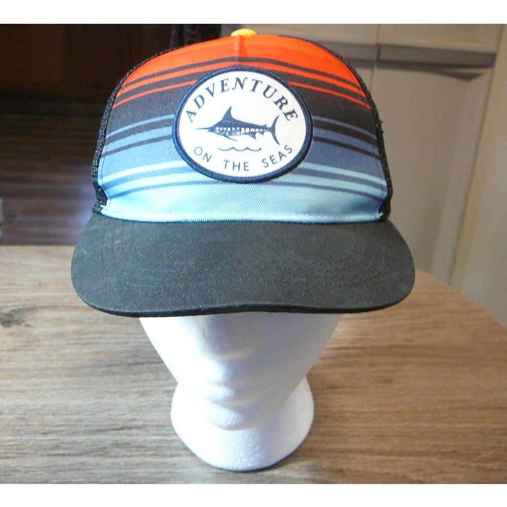 Adventures on the Sea Marlin  Sailfish Baseball Cap  Snapback Adjustment